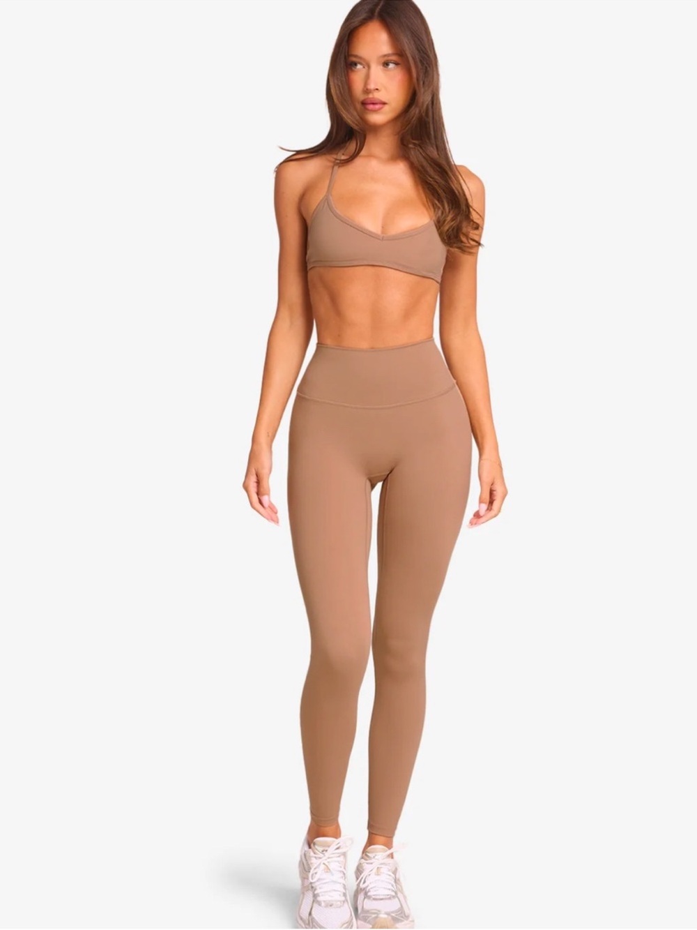 NWOT CSB CROP SHOP BOUTIQUE FREEDOM LEGGING - Toffee - Size small
